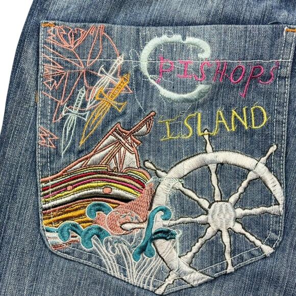 Vintage Artful Dodger Embroidered Y2K Denim Jeans - Picture 2 of 11